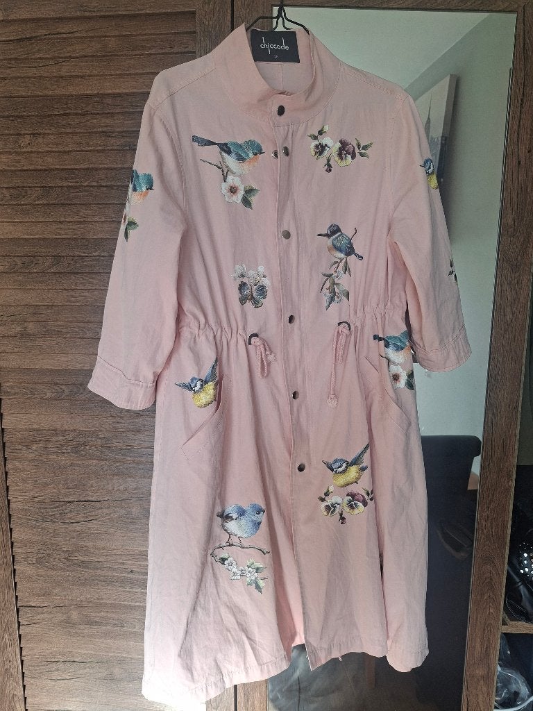Originele roze jas, Ophalen of Verzenden, Zo goed als nieuw, Roze