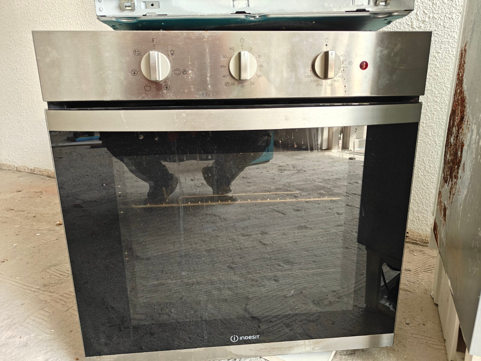 Indesit Inbouw Oven - Gebruikt, Witgoed en Apparatuur, Ovens, Ophalen, Gebruikt, Oven, Hete lucht
