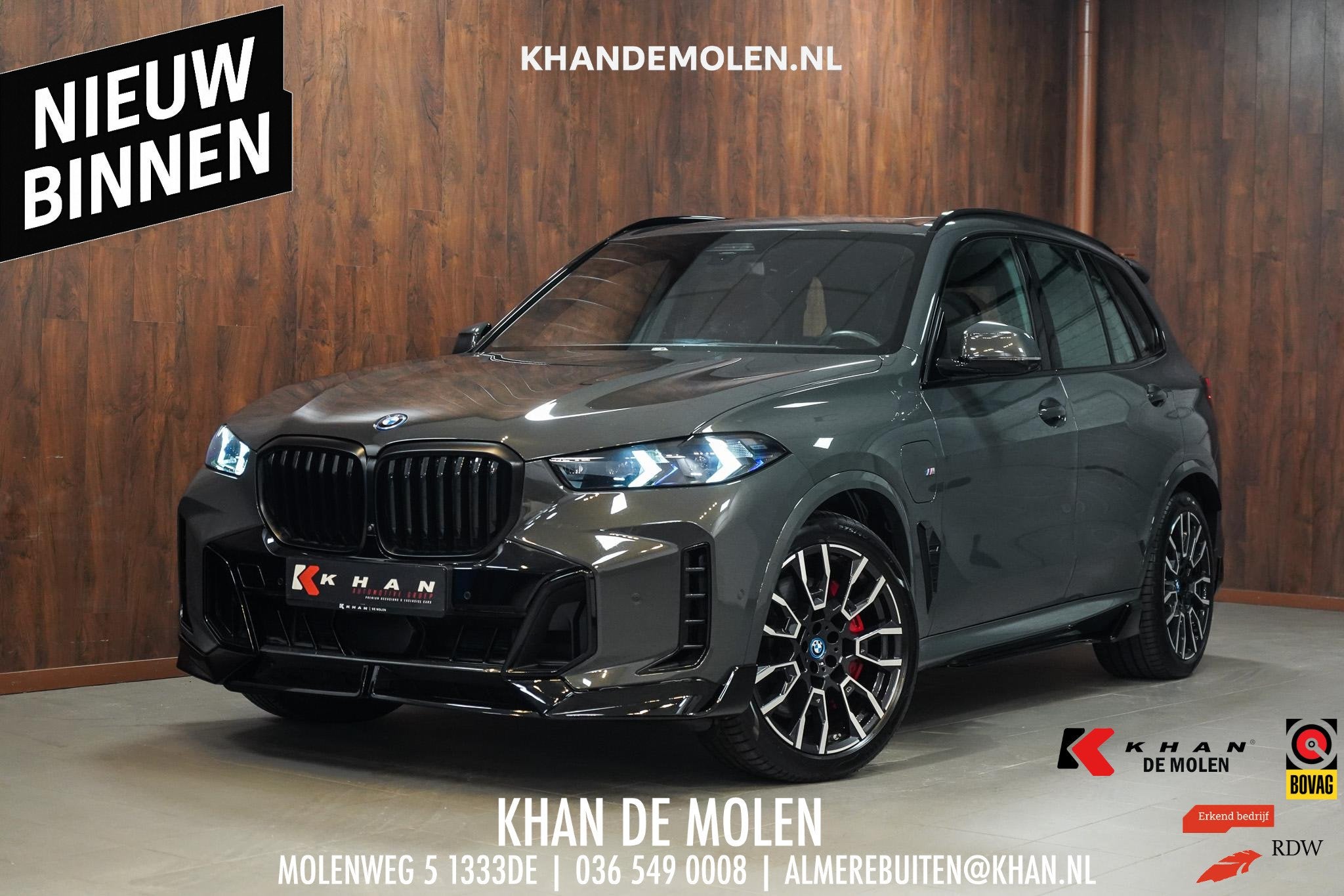 BMW X5 xDrive50e BTW|M-Sport|PANO|HUD|SkyLounge|H&K|Trekhaak, Auto's, Stof, Gebruikt, X5, Plug-in hybride