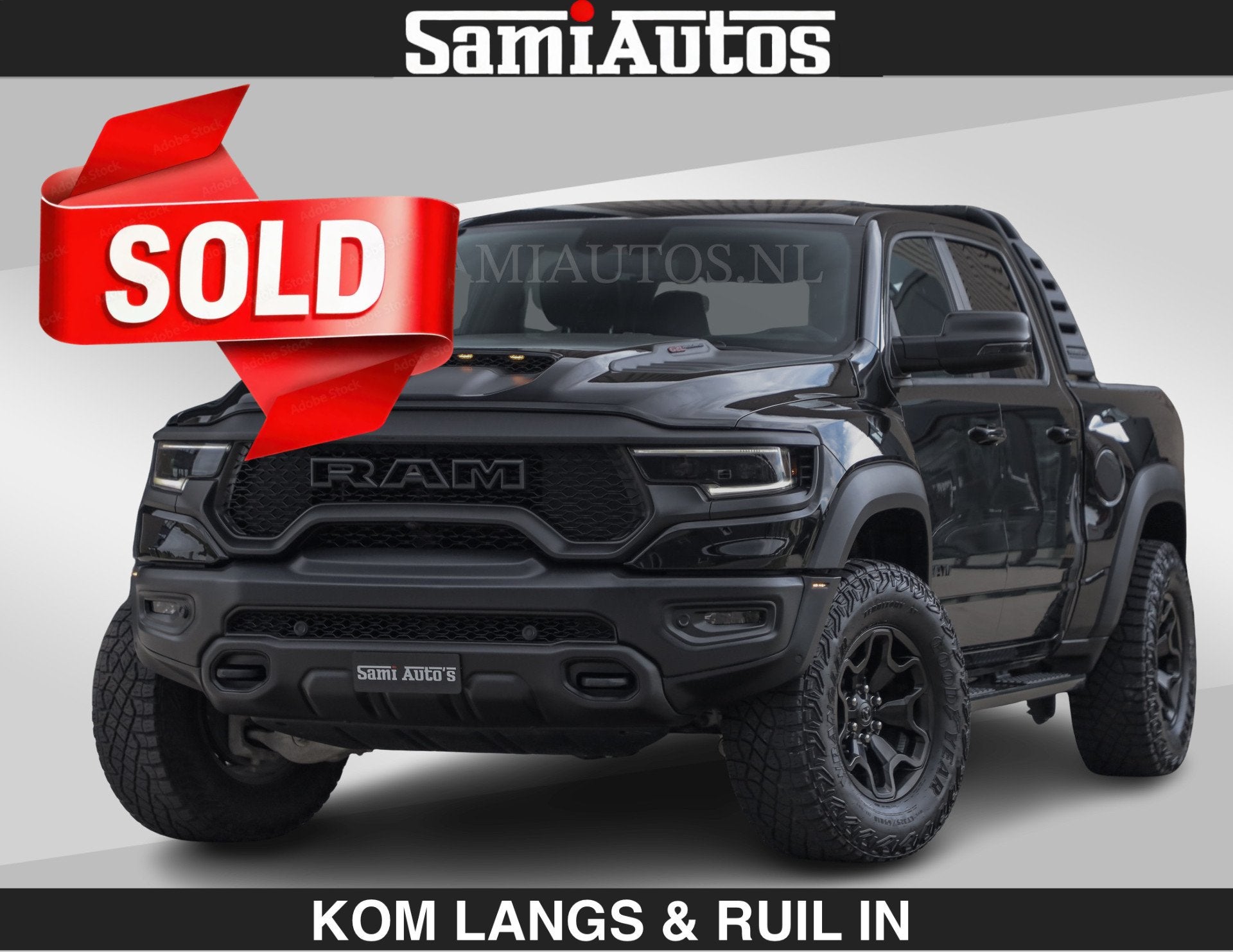 Dodge Ram TRX BLACK OPS HELLCAT | 6.2 V8 712PK SUPERCHARGER, Automaat, Dealer onderhouden, Gebruikt, Met garantie (alle)