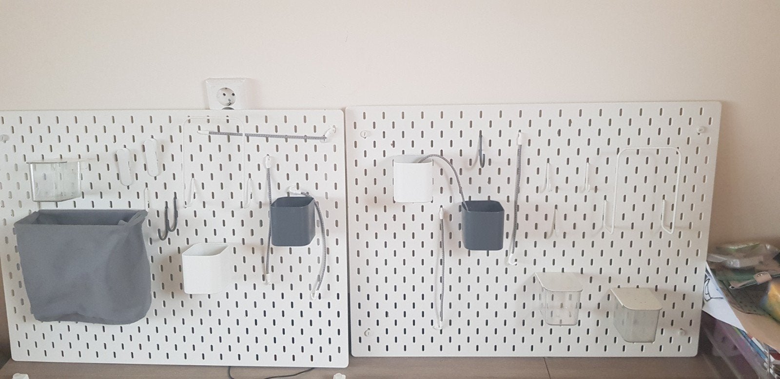 IKEA Skadis ophangsysteem met accessoires, Ophalen, Gebruikt