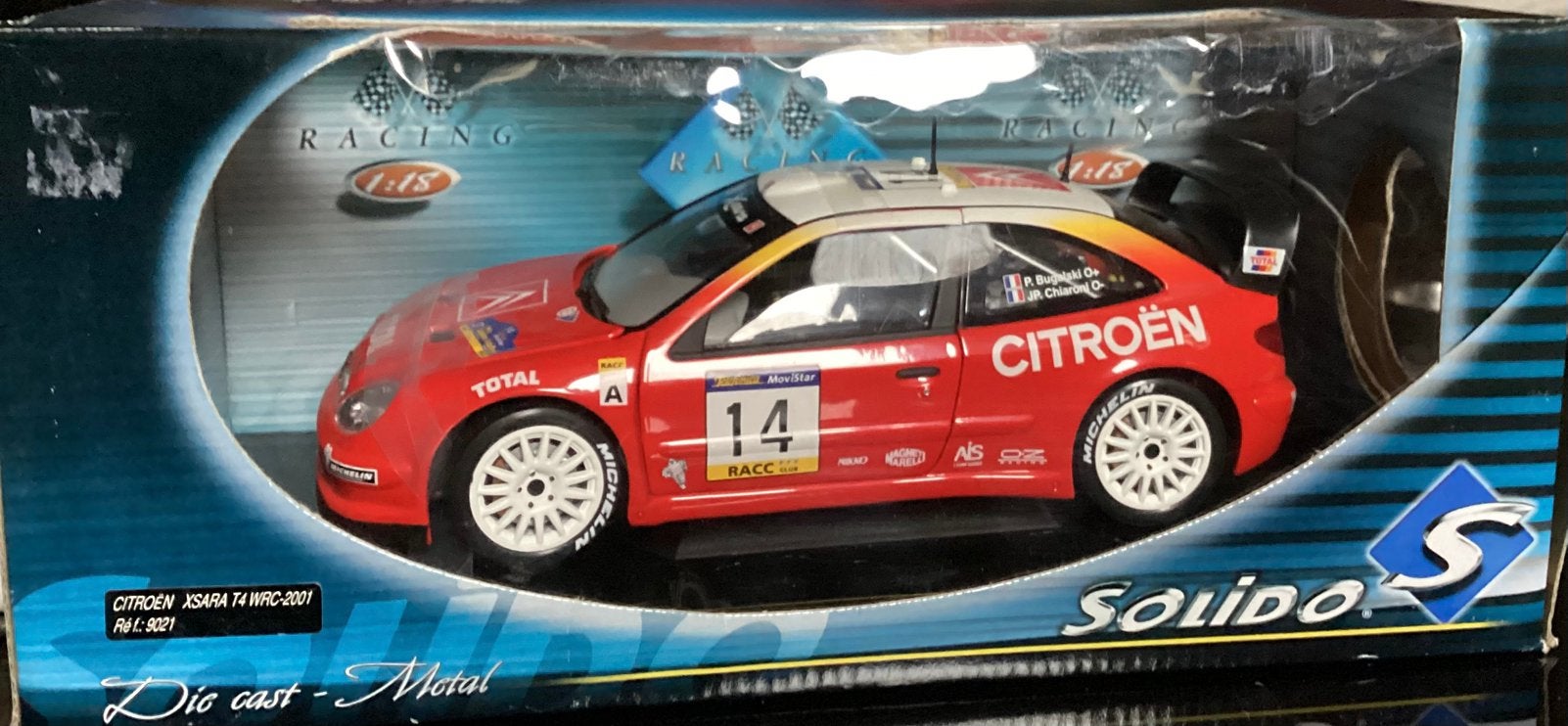 Citroën Xsara T4 WRC 2001, Hobby en Vrije tijd, Modelauto's | 1:18, Ophalen of Verzenden, Zo goed als nieuw, Auto, Overige merken