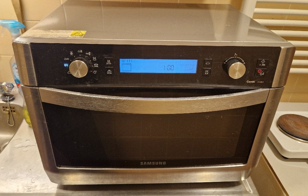 Samsung Combi Magnetron/Oven, Witgoed en Apparatuur, Ophalen, Minder dan 45 cm, Gebruikt, Combi-oven