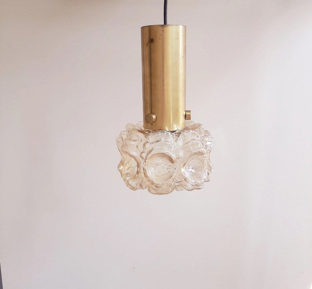 Unieke Glashütte Limburg Hanglamp - Model P358, Ophalen of Verzenden