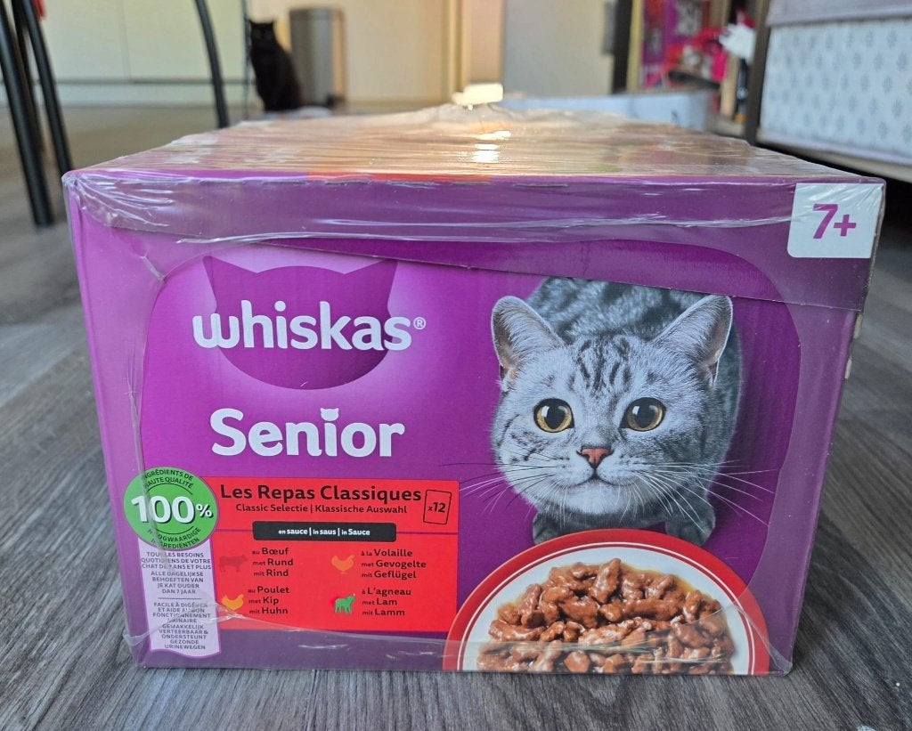 Whiskas Senior 7+ classic selectie natvoer 24x, Ophalen, Kat