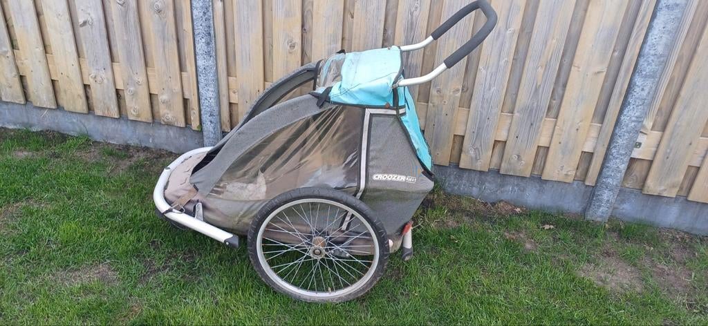 Croozer Kid 1 fietskar/wandelwagen - Gebruikt, Fietsen en Brommers, Ophalen, Gebruikt, Kinderkar