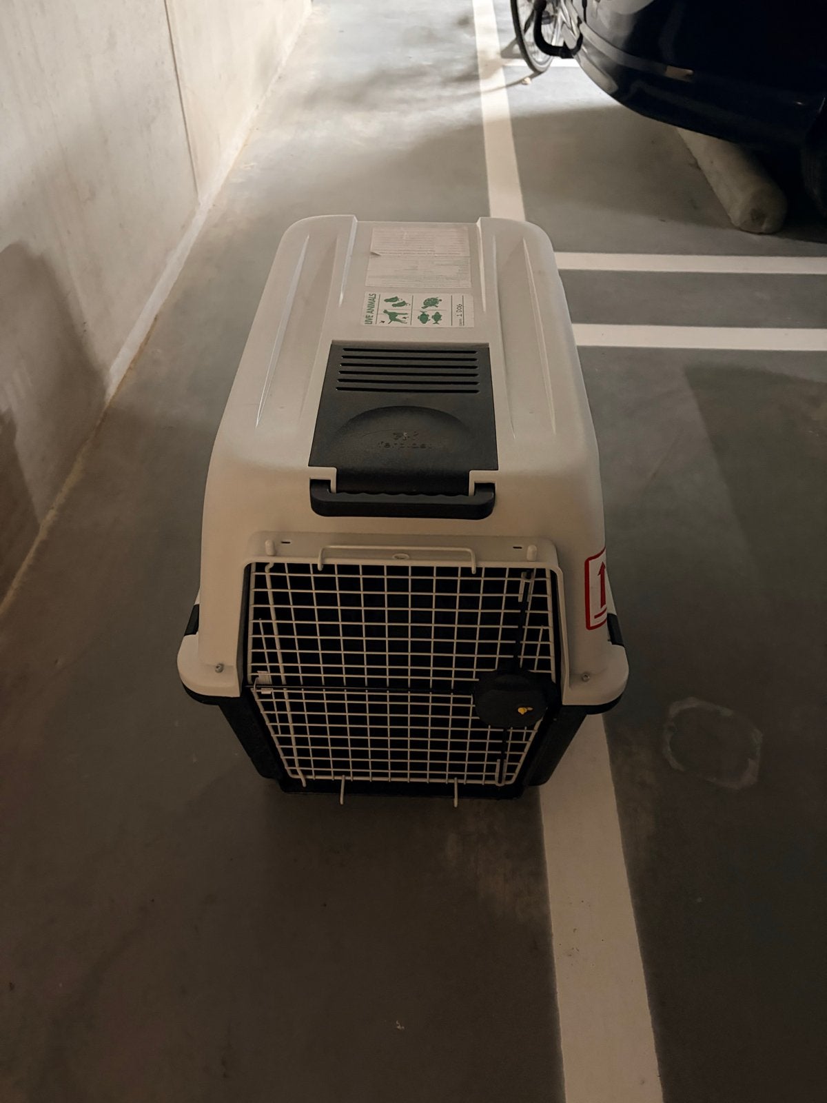 Dierenbench / hondenbench voor transporr, Ophalen, Zo goed als nieuw