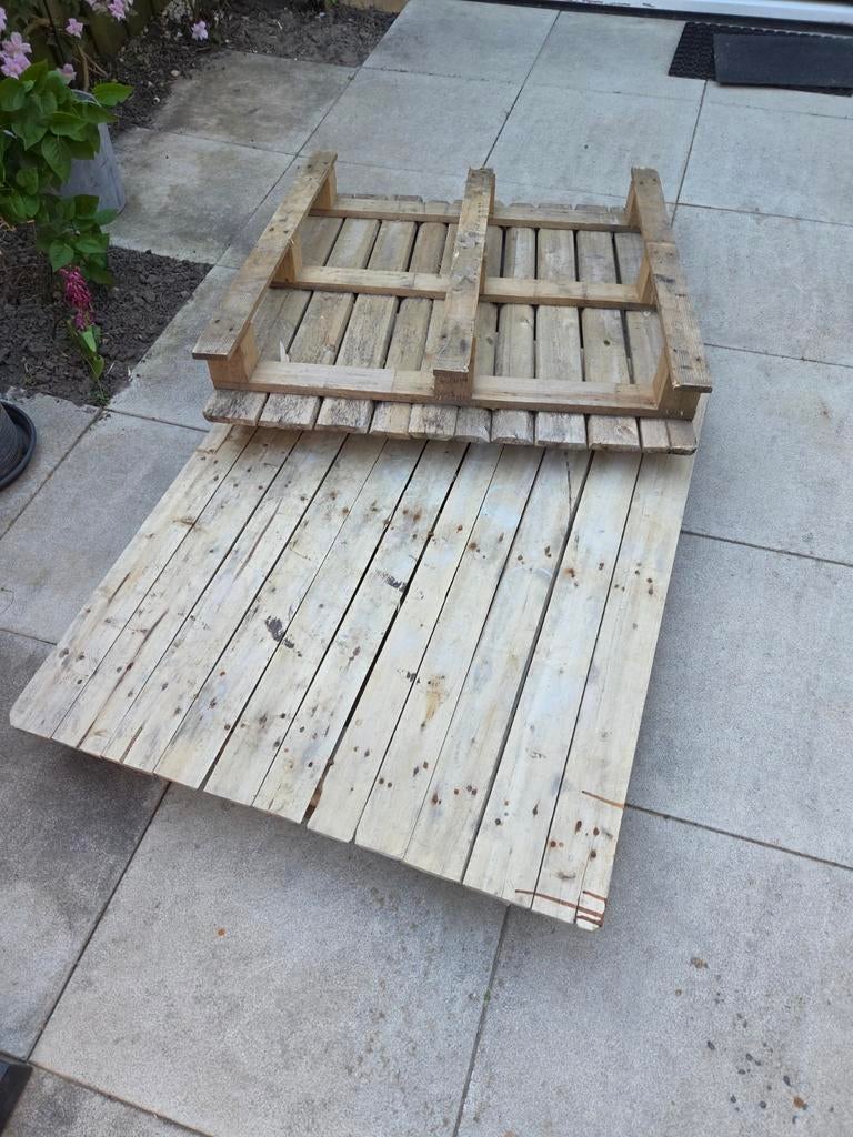 GRATIS Houten Pallet 115x95x13 cm, Ophalen, Gebruikt, 50 mm of meer, Pallet