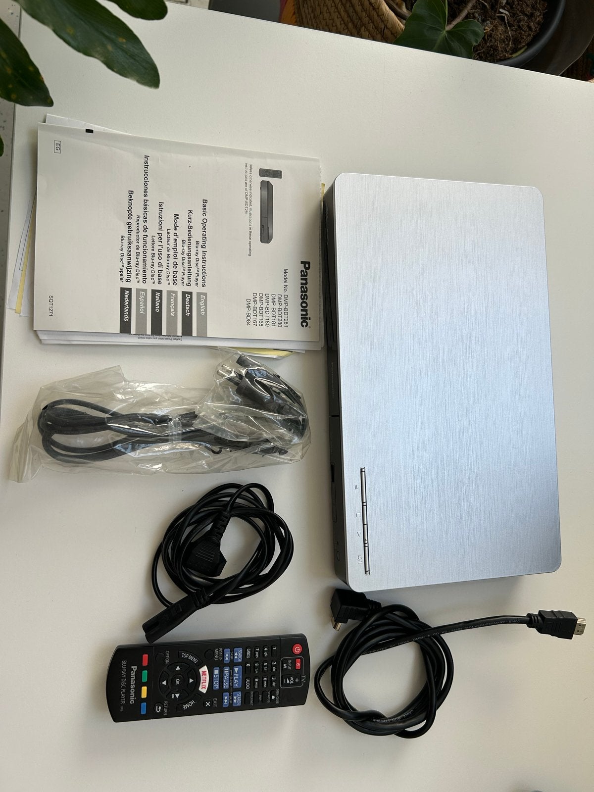 Panasonic DMP-BDT180EG Blu-ray speler met 4K Upscaling, Ophalen, Zo goed als nieuw, Panasonic, Wi-Fi
