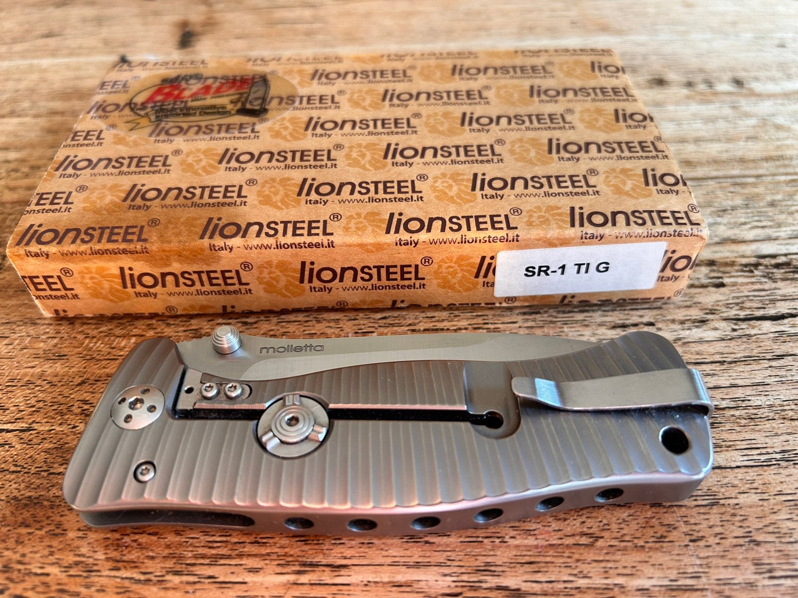 LionSteel SR-1-G, titanium, grijs, Ophalen of Verzenden, Nieuw