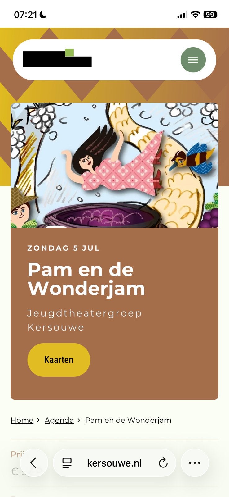 Tickets Natuurtheater Kersouwe 15 juli, Tickets en Kaartjes, Twee personen, Juli