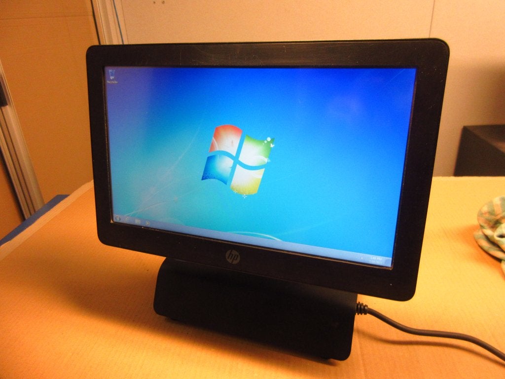HP RP2 Retail System 2030 Win7 AIO PoS 14" Touch Systeem, Niet ingevuld, Gebruikt, HDD, 2 tot 3 Ghz