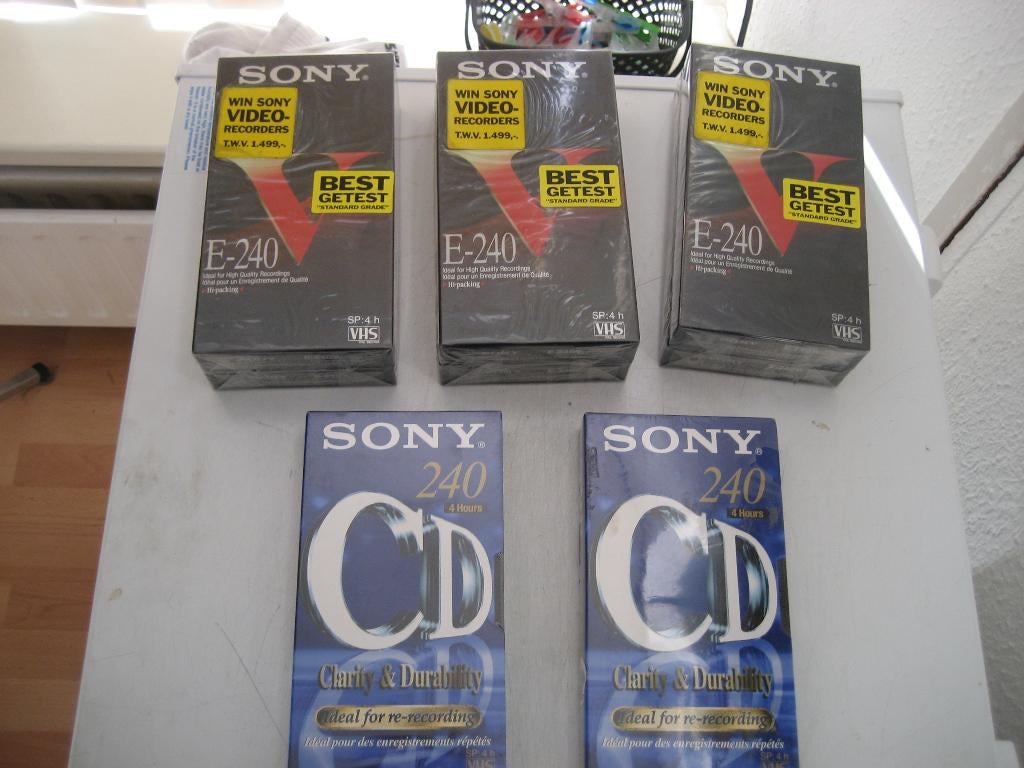 vhs videobanden nieuw sony, Alle leeftijden, Ophalen of Verzenden, Nieuw in verpakking, Overige genres