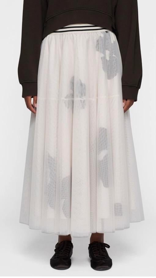 Gezocht: 10DAYS Tulle Skirt Flower Ecru in S of M, Kleding | Dames, Wit, Ophalen of Verzenden, Maat 36 (S), Gedragen