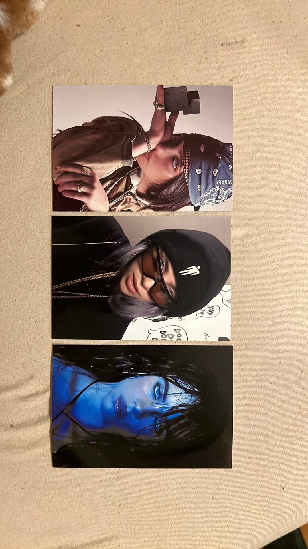 3 billie eilish kaarten, Twee personen, Mei