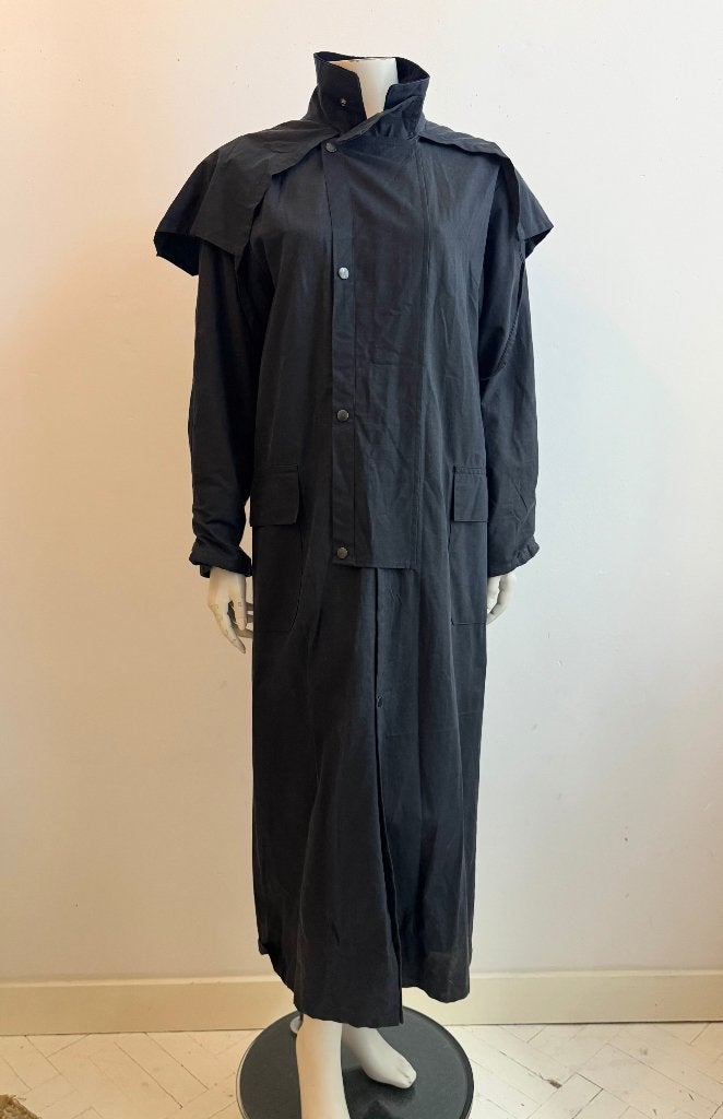Zwarte Waxcoat - Made in England - Maat 36 (S), Kleding | Dames, Jassen | Zomer, Ophalen of Verzenden, Zo goed als nieuw, Maat 36 (S)