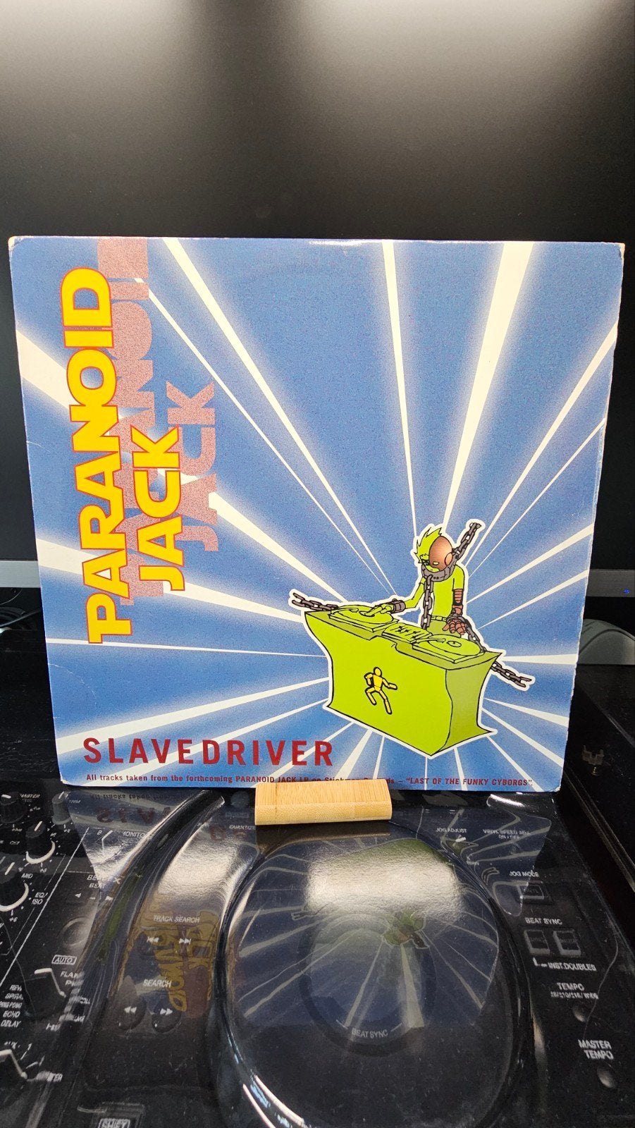 12" Paranoid Jack - Slavedriver (Stickman Records), Gebruikt, Beschermende buitenhoes, House, Ophalen of Verzenden