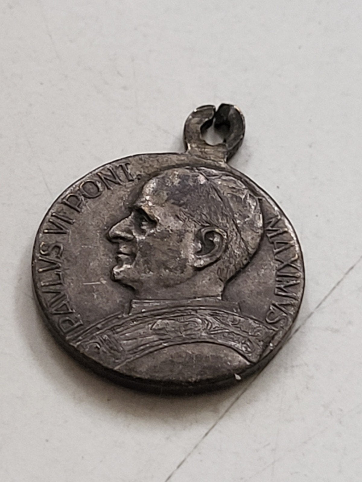 Bedeltje Paus Paulus VI - Roma, Ophalen of Verzenden