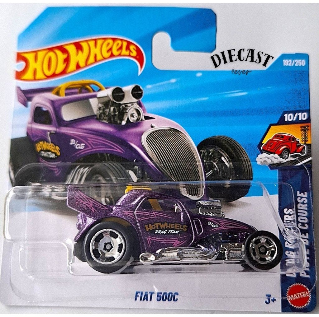 Hot Wheels Fiat 500C, Drag Racers, Ophalen, Nieuw, Auto
