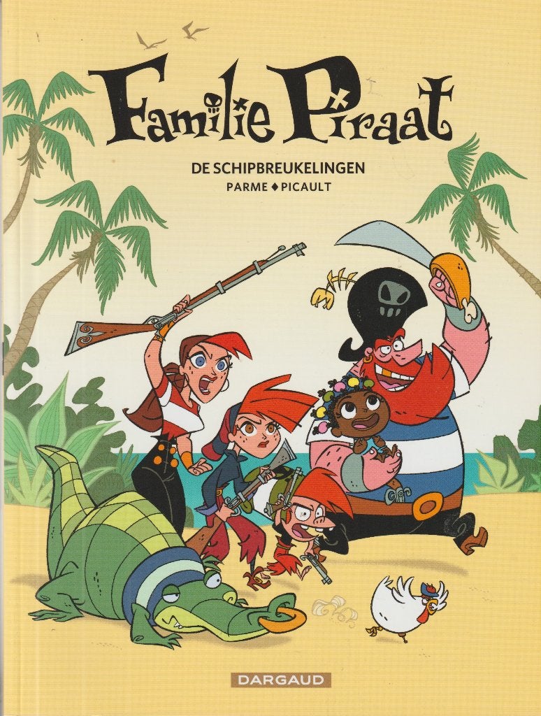 Familie Piraat deel 1 en 2, Complete serie of reeks, Ophalen of Verzenden, Zo goed als nieuw