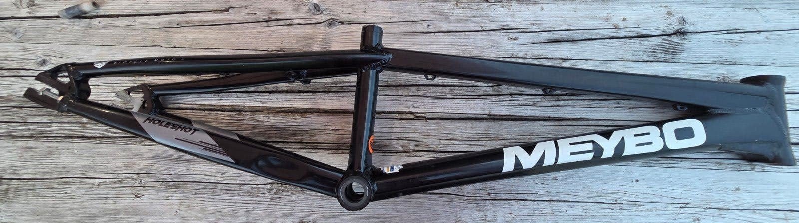 Meybo Holeshot Pro23 BMX frame met 20" achtervelg, Gebruikt, Meybo, 20 tot 24 inch, Aluminium