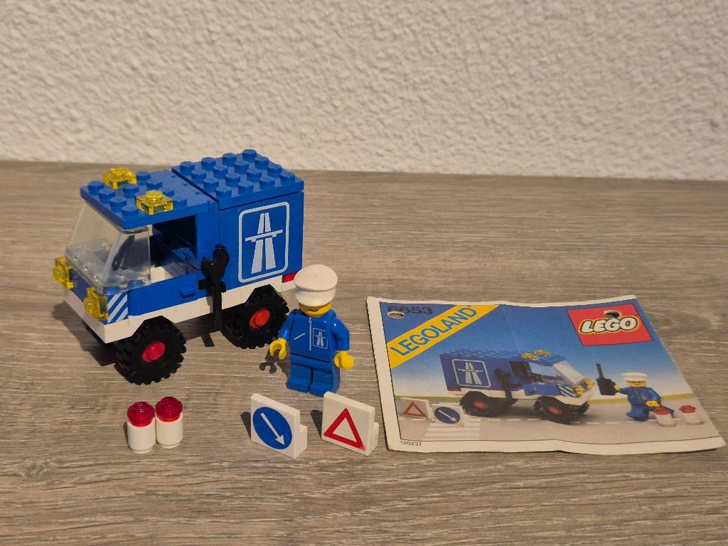 Lego: Hulpauto Snelweg - Highway Emergency Van (Set 6653), Gebruikt, Overige thema's, Lego, Ophalen of Verzenden