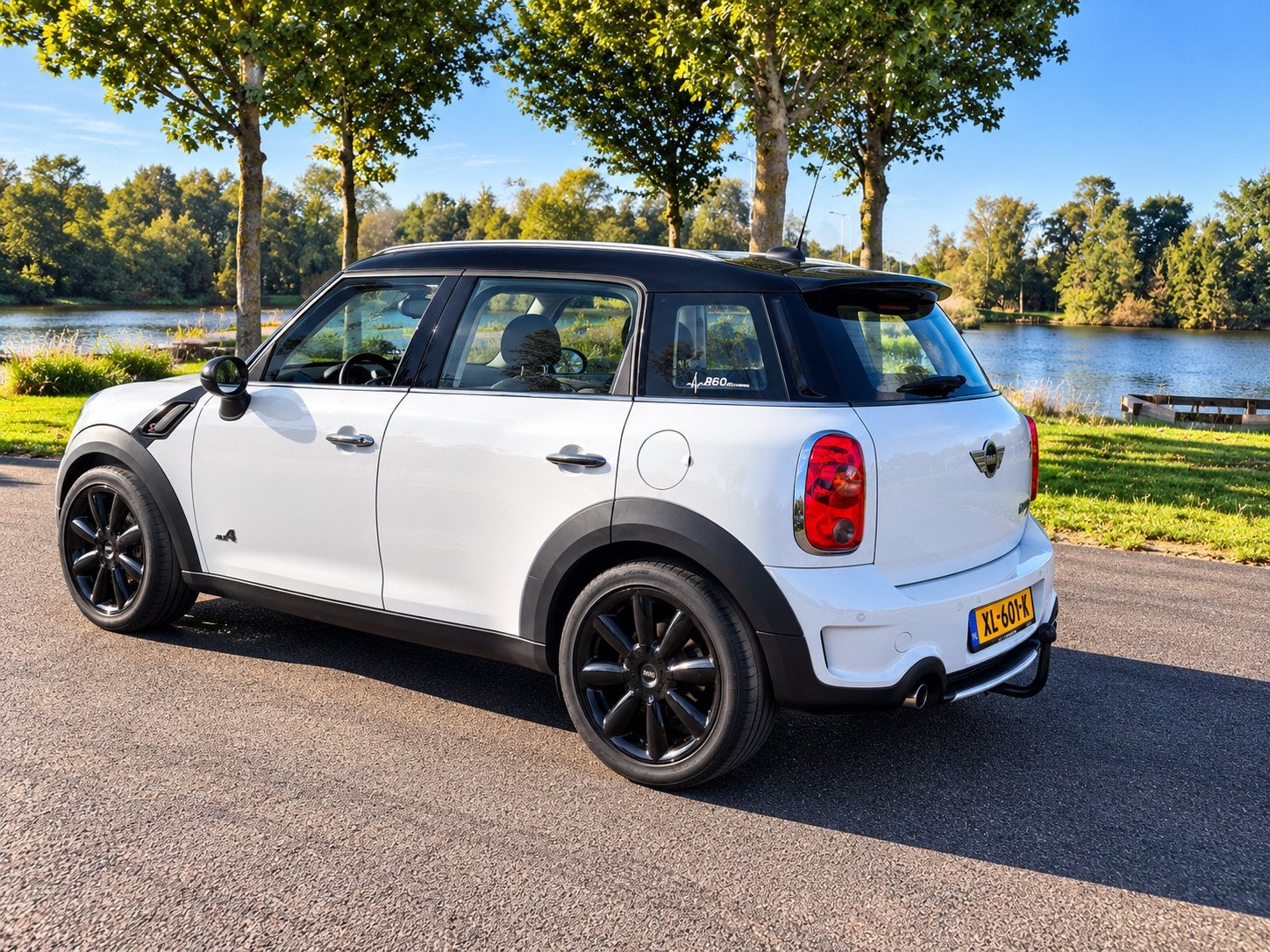 Mini Countryman S, Auto's, 1380 kg, Leder en Stof, Wit, 75 €/maand