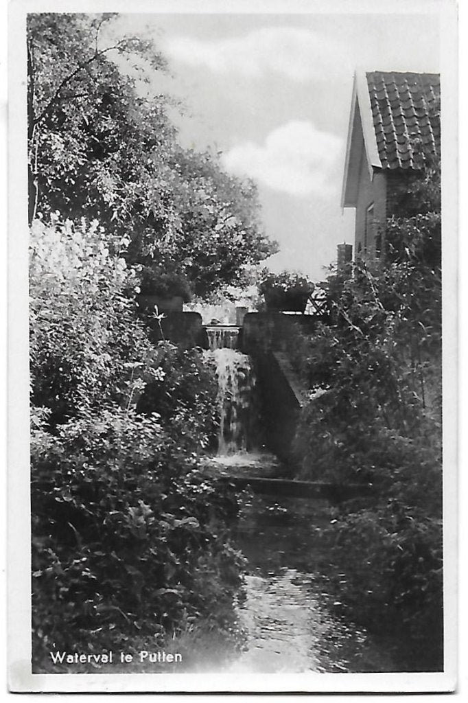 Putten Waterval Gelopen Ansichtkaart (B586 ), Ophalen of Verzenden, 1960 tot 1980, Gelopen, Gelderland