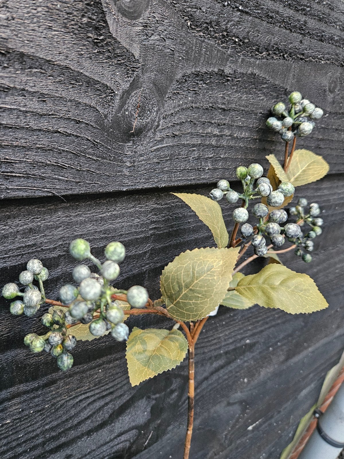 Kunst bessen tak - bessentak burgundy blauw, Ophalen of Verzenden, Nieuw, 54 cm