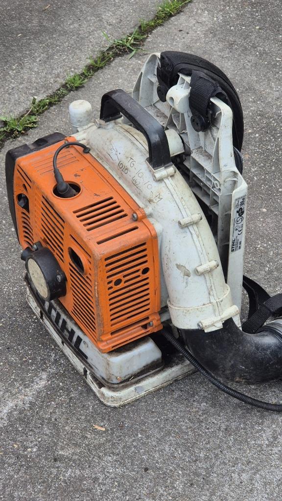 Bladblazer Stihl BR380, Tuin en Terras, Bladblazers, Ophalen, Gebruikt, Ruggedragen, Stihl