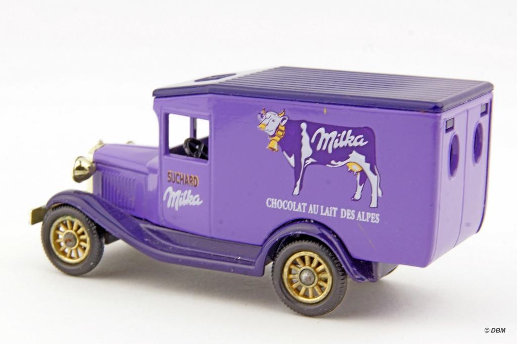 Ford Model A Van 1930, Milka - Lledo, Days Gone, Hobby en Vrije tijd, Modelauto's | Overige schalen, Ophalen of Verzenden, Auto