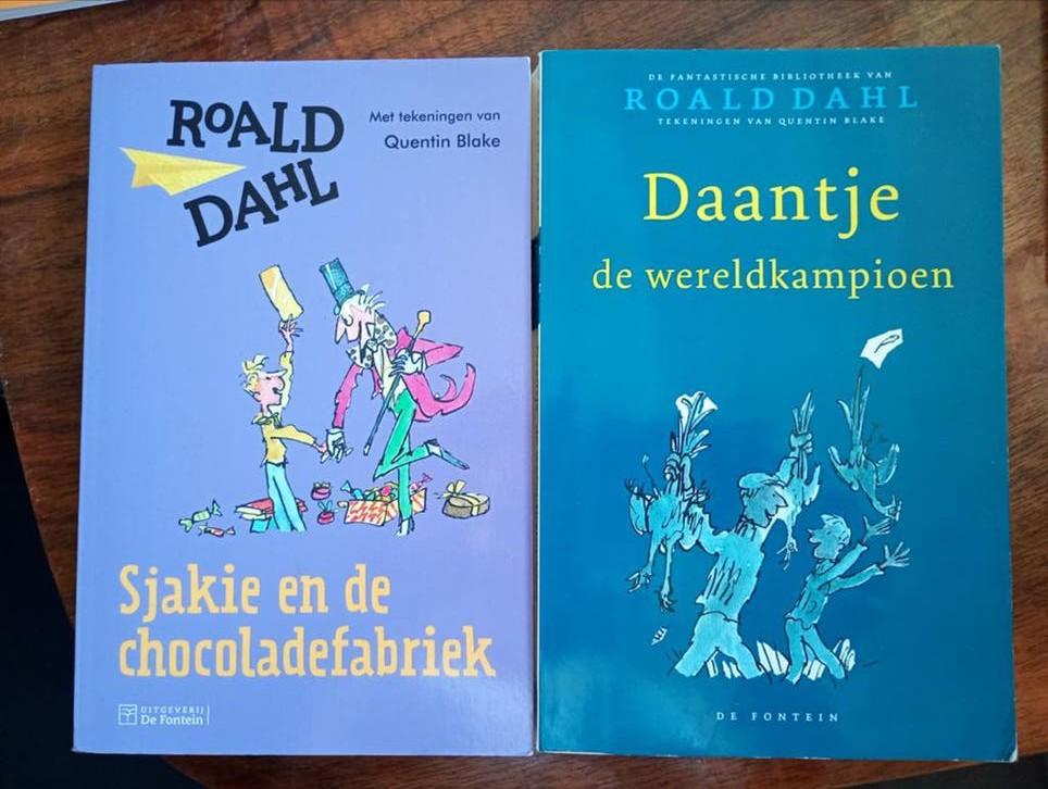 Roald Dahl Boeken: Sjakie en Daantje, Boeken, Ophalen, Zo goed als nieuw, Roald Dahl, Fictie algemeen