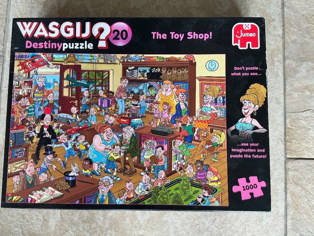 Wasgij? Mystery 23 compleet 1000 stukjes ruilen kan ook, Ophalen, 500 t/m 1500 stukjes, Zo goed als nieuw, Legpuzzel