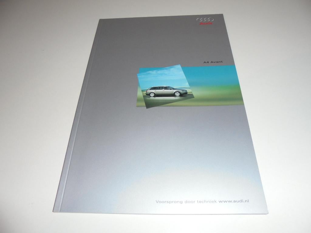 brochure Audi A4 Avant  2002, Ophalen of Verzenden, Nieuw, Audi