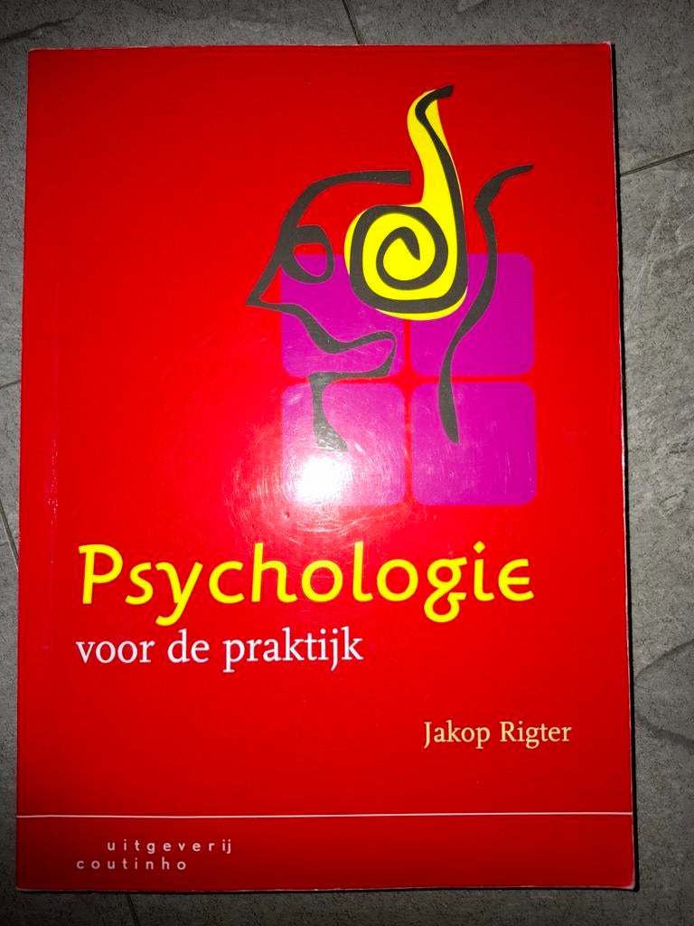 Psychologie voor de praktijk - Jakop Rigter, Ophalen of Verzenden, Zo goed als nieuw