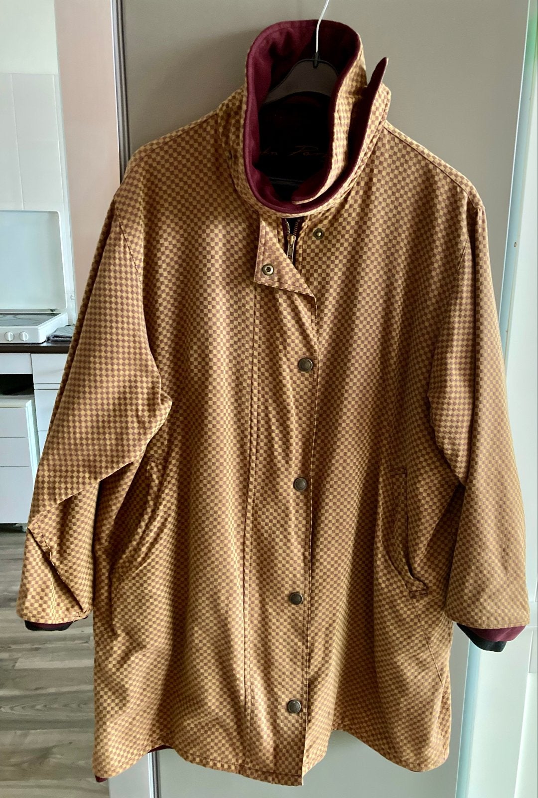 John Partridge Gevoerde Waxcoat Maat 18, Kleding | Dames, Ophalen of Verzenden, Gedragen, Maat 46/48 (XL) of groter, Bruin