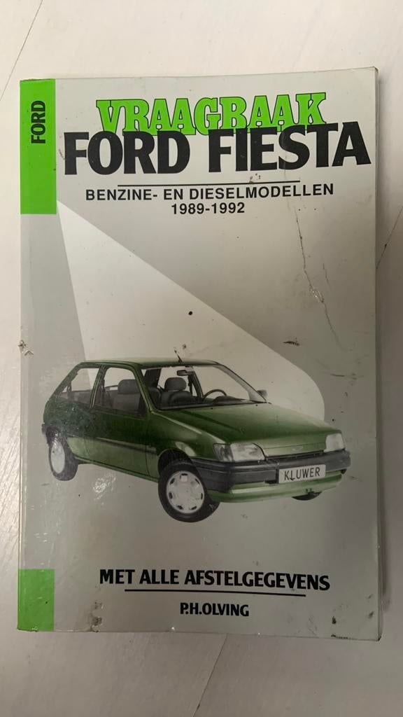 Vraagbaak Ford Fiesta Benzine- en Dieselmodellen 1989-1992, Ophalen of Verzenden, Gelezen, Ford