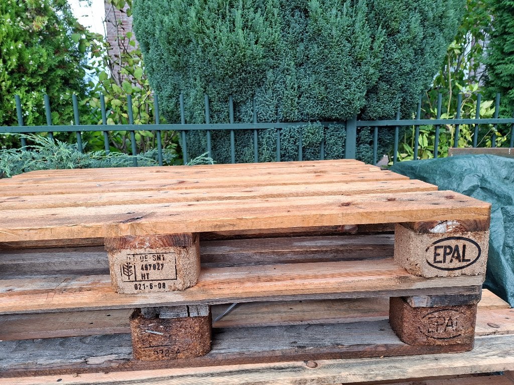 4 stuks europallet EPAL Pallet -Gebruikt maar in goede staat, Doe-het-zelf en Verbouw, Ophalen, Gebruikt, 50 mm of meer, Pallet