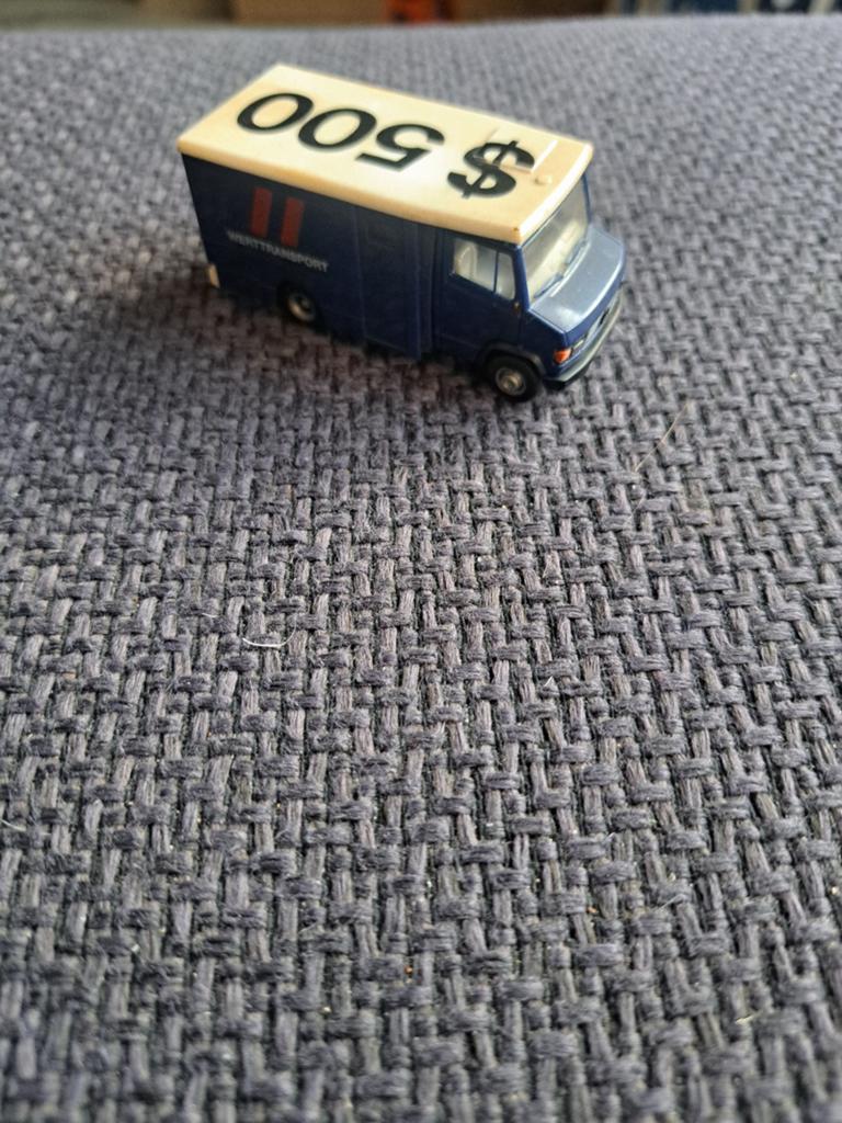 Herpa Mercedes bus "werttransport", Gebruikt, West germany, N.b, Bus of Vrachtwagen