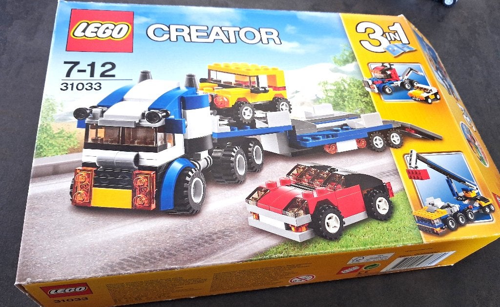 Lego creator set 31033 - Auto transporter (2015)., Kinderen en Baby's, Speelgoed | Duplo en Lego, Compleet, Gebruikt, Verzenden