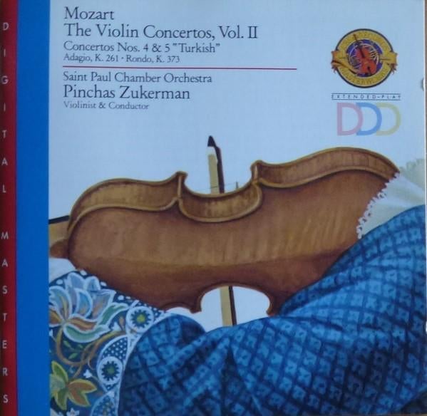 Mozart Zukerman The Violin concertos CD, Cd's en Dvd's, Ophalen of Verzenden, Classicisme, Gebruikt, Orkest of Ballet