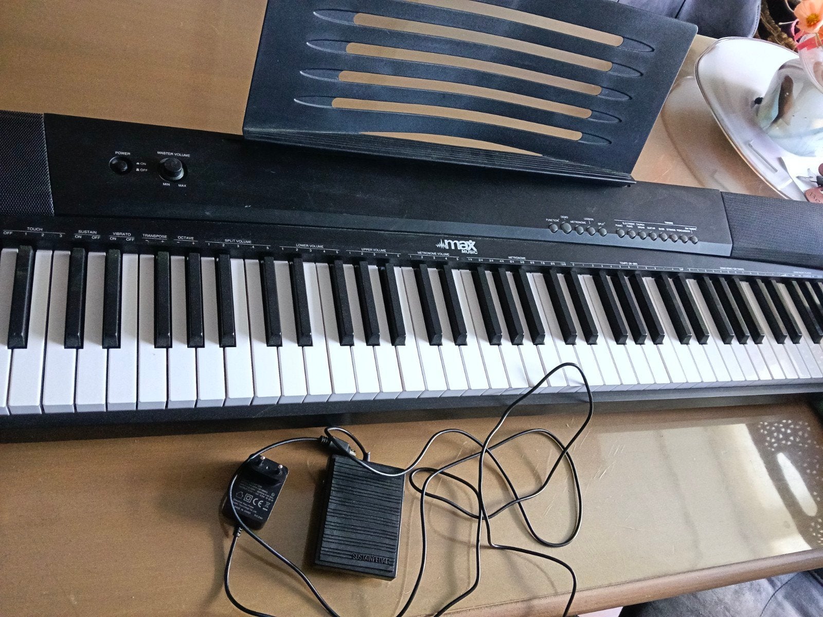 max Music keyboard, Ophalen, Zo goed als nieuw, 61 toetsen, Overige merken