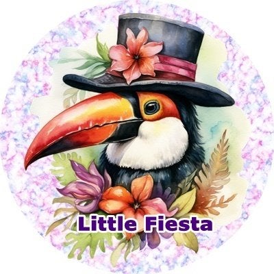 lf319 ouwel tucan 20x4,7cm eetbare cupcake rondjes vers, Ophalen of Verzenden, Nieuw, Cupcakes, Versiering
