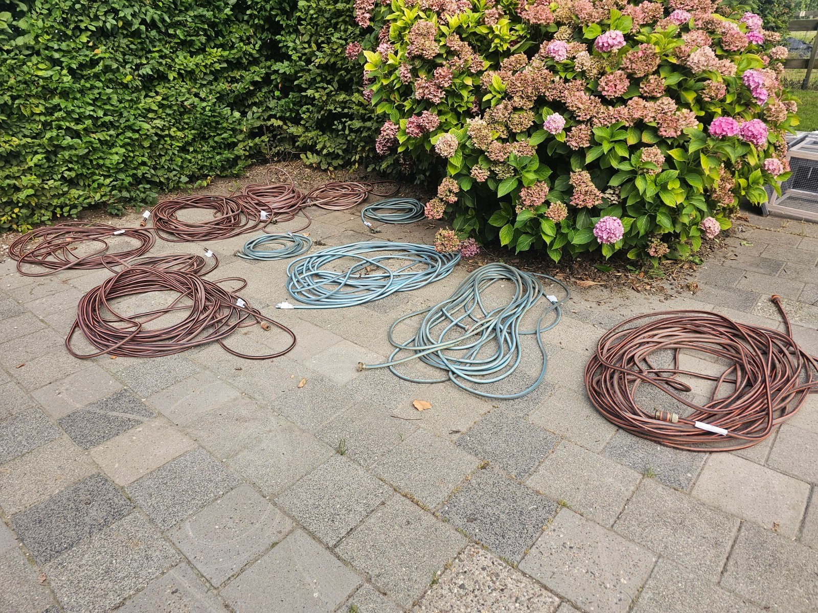 Gardena tuinslangen, verschillende lengtes, Ophalen, Gebruikt, Tuinslang