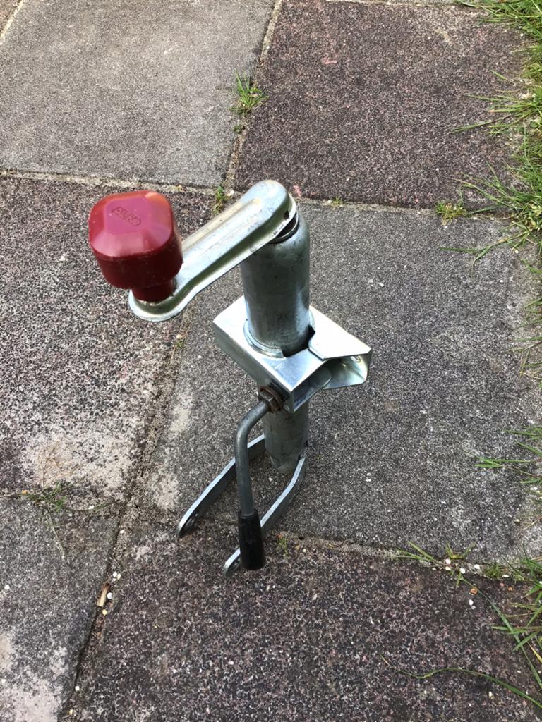 Zware Steunpoot voor Aanhangwagen/Caravan., Auto diversen, Aanhangwagen-onderdelen, Ophalen, Zo goed als nieuw