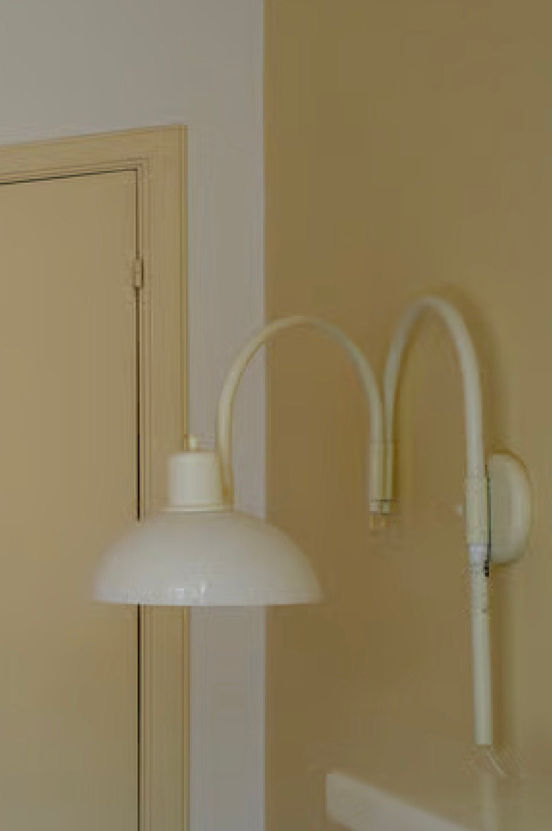 Witte Herda Space Age Boogwandlamp - Zeldzaam Dubbele Boog, Gebruikt, Overige merken, Verstelbaar, Metaal