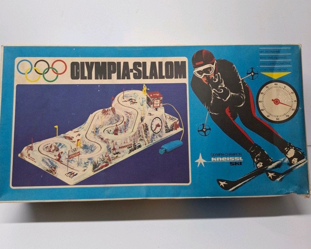 Vintage Olympia Slalom 1972 Skibaan Spel - Zeldzaam!, Ophalen of Verzenden