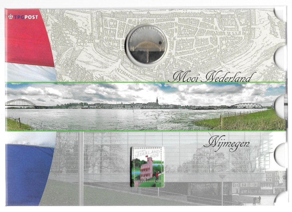 Carnet Mooi Nederland 2005 Nijmegen met vel en munt, postfr, Postzegels en Munten, Ophalen of Verzenden, Postfris