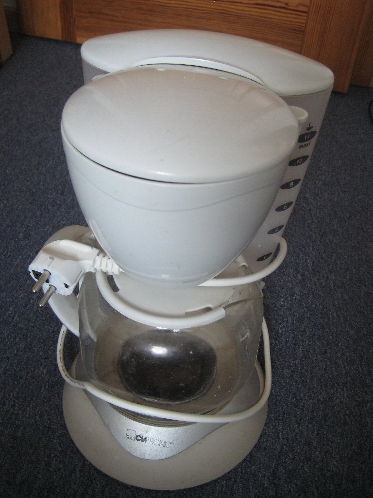 Clatronic koffiezet apparaat, Afneembaar waterreservoir, Gebruikt, 10 kopjes of meer, Koffiemachine
