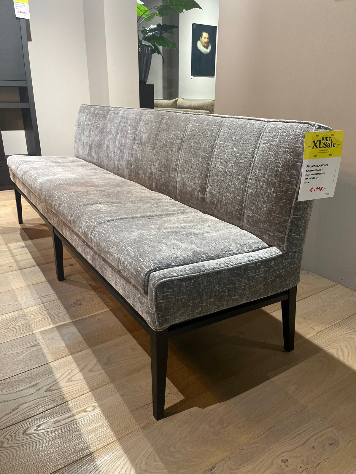 Eetkamerbank + stoelen. Piet klerkx waalwijk, Ophalen, Overige kleuren, Drie, Zo goed als nieuw